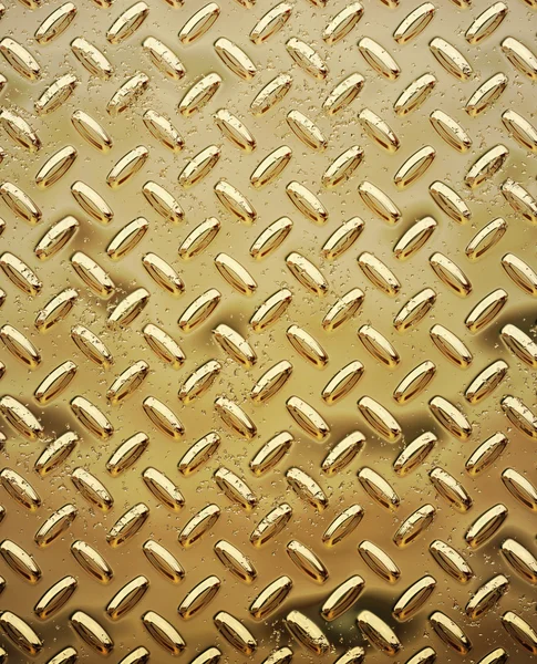Груба золота алмазна тарілка — стокове фото