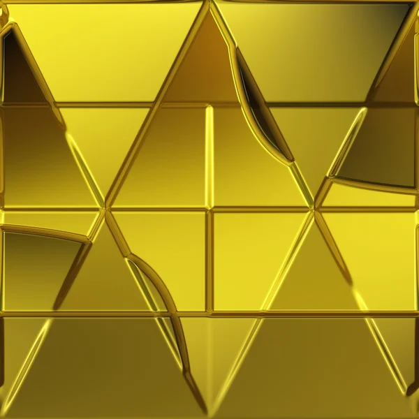 幾何学的なゴールドの背景 — ストック写真
