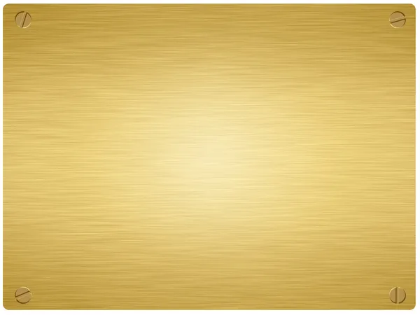Gold plaque 3 — Stock Photo, Image