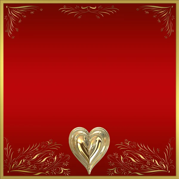 Valentines kaart — Stockfoto