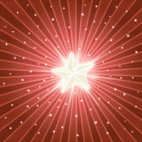 Estrela brilhante brilhante — Fotografia de Stock