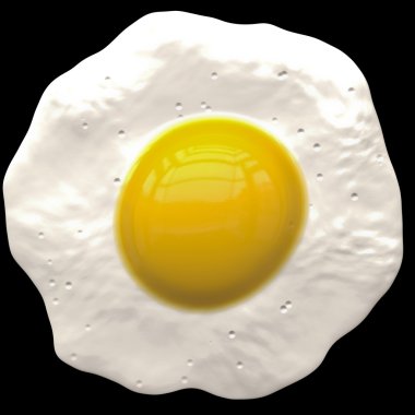 Fried egg clipart