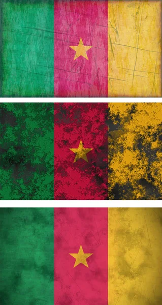 Флаг Камеруна — стоковое фото