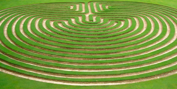 Trädgården labyrint — Stockfoto