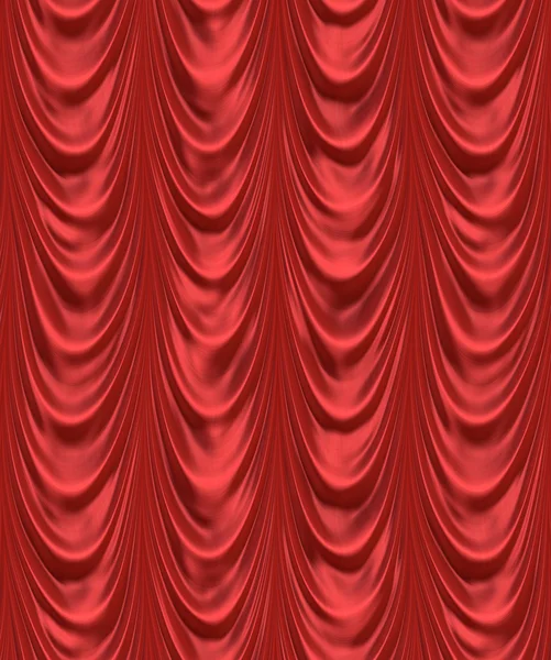 Der rote Vorhang — Stockfoto