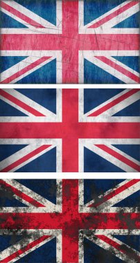 Grunge Flags of the United Kingdom clipart