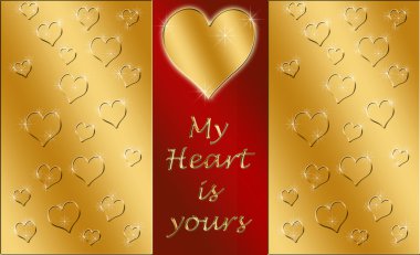 My heart is yours clipart