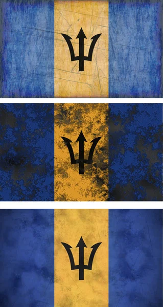 Barbados zászlaja — Stock Fotó