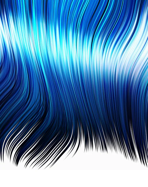 Blue hair — Stock Photo, Image