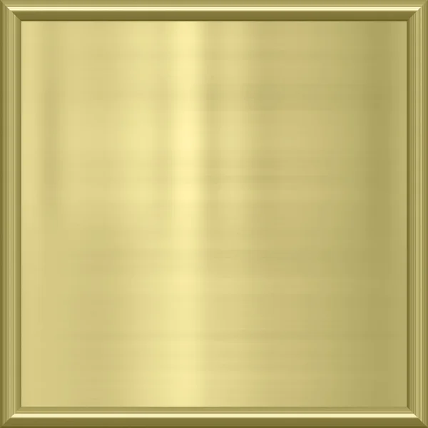 Złotą odznaką metalowe ramki — Zdjęcie stockowe