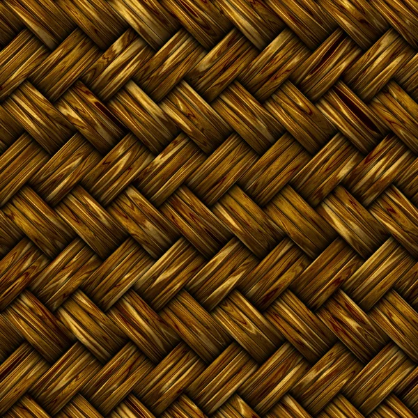 Woven wicker basket — Stock Photo, Image