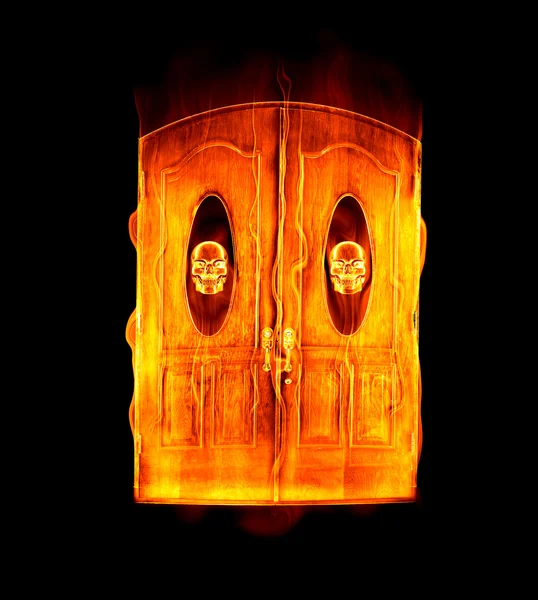 Дверь в ад — стоковое фото