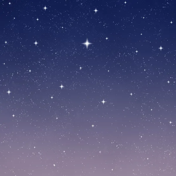 Зоряна ніч небо — стокове фото