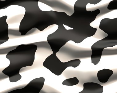 Cow hide abstract clipart