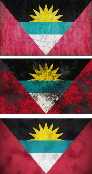 Bandiera di antigua barbuda — Foto Stock