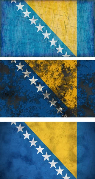 Flagga Bosnien — Stockfoto