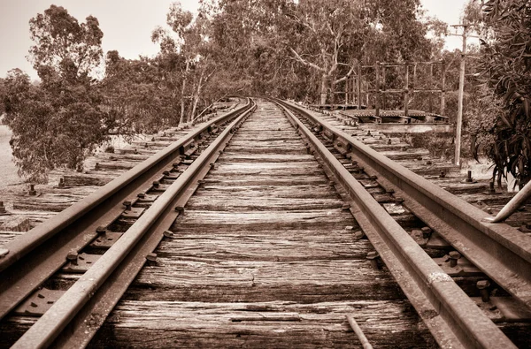 Spoorbrug — Stockfoto