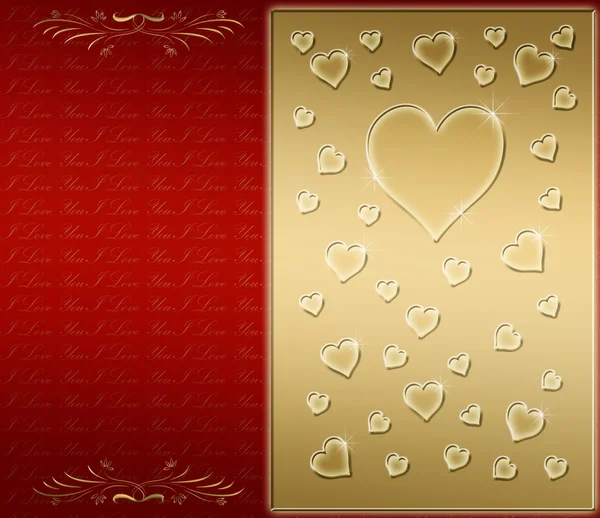 Valentines kaart — Stockfoto