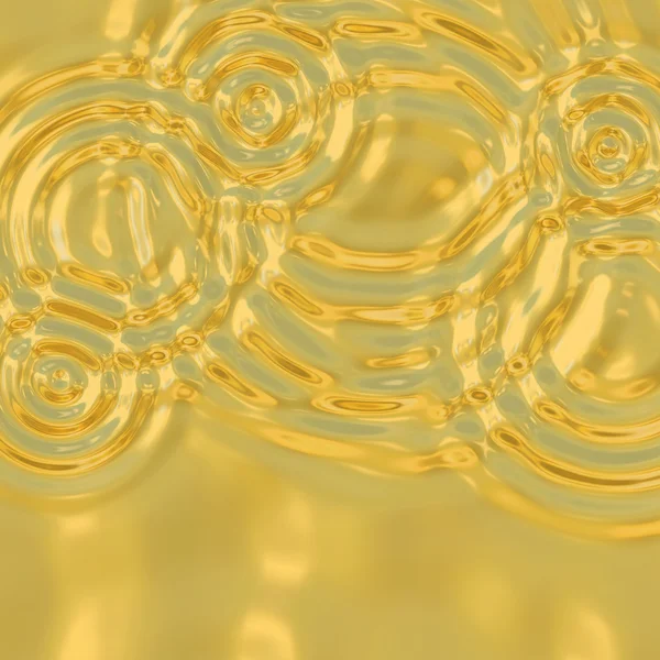 黄金涟漪 — 图库照片