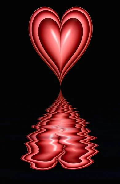 Kärlek Hjärta — Stockfoto