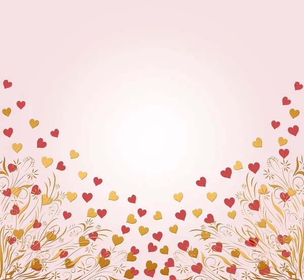 Heart flowers — Stock Photo, Image