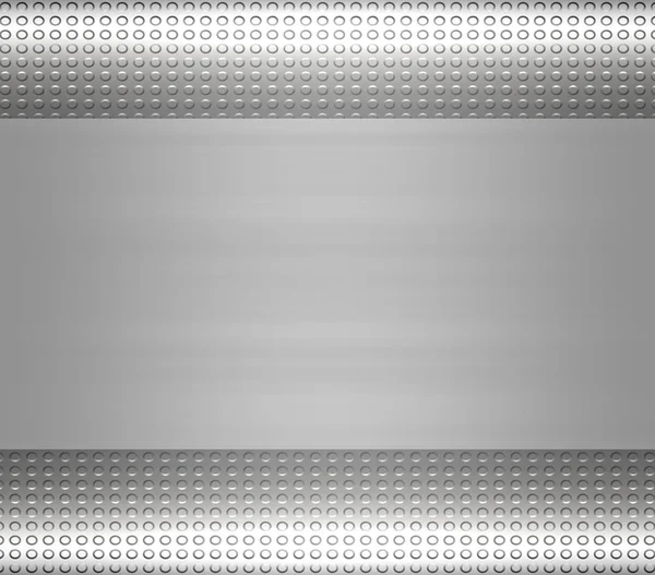 Metal steel or aluminium plate — Stock Photo, Image