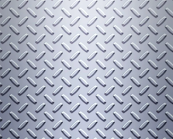 Diamantplatte aus Stahl — Stockfoto