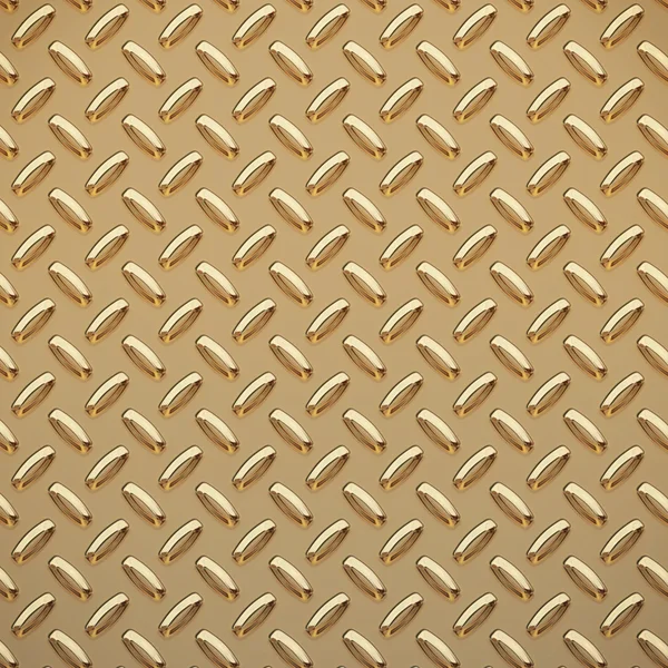 Placa de piso dourado — Fotografia de Stock
