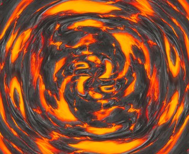 Swirling magma clipart