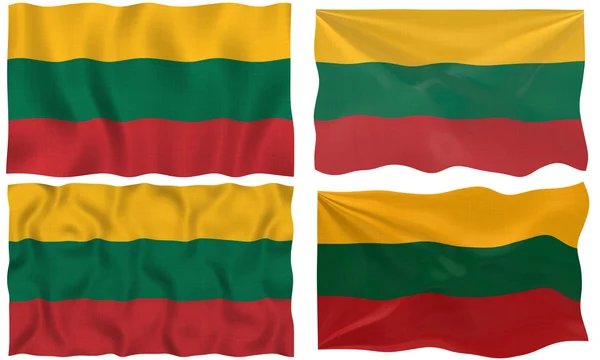 Litvánia zászlaja — Stock Fotó