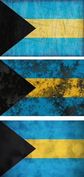 Bandeira de Bahamas — Fotografia de Stock