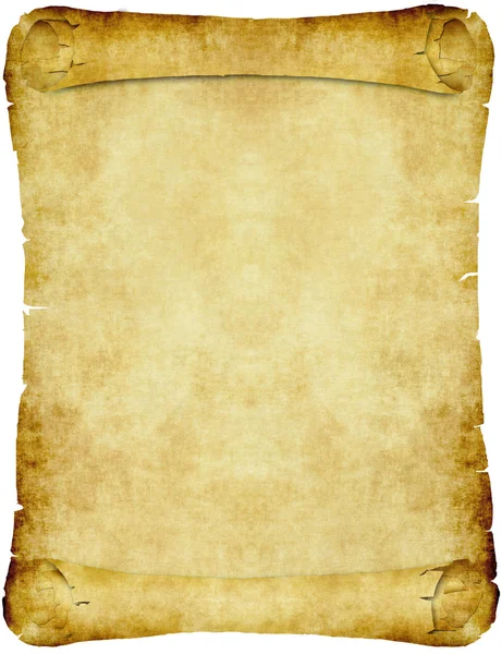 Vintage parchment paper scroll — Stock Photo, Image