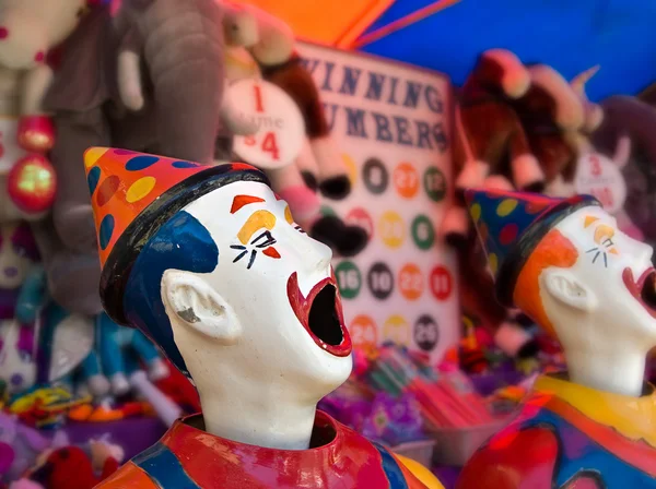 stock image Clowns at the funfair