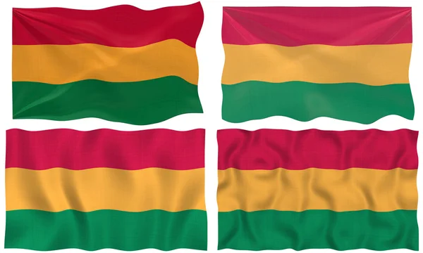Bolivya Cumhuriyeti bayrağı — Stok fotoğraf
