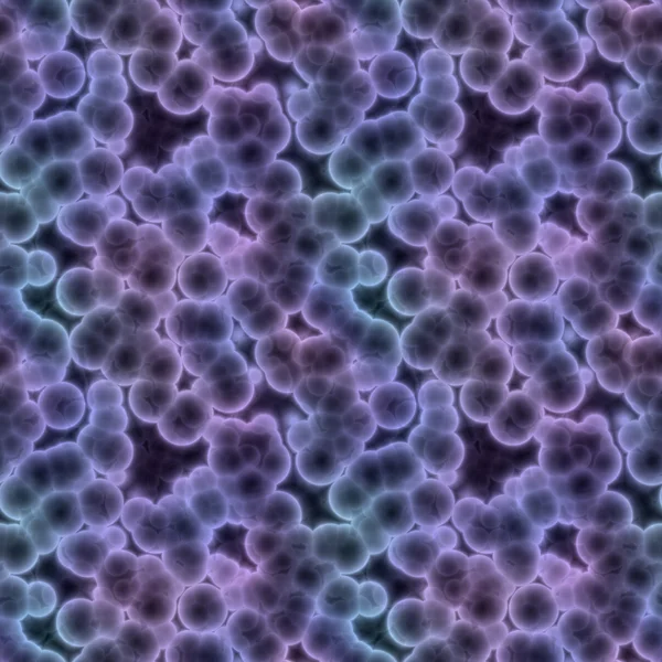 Клетки под микроскопом — стоковое фото