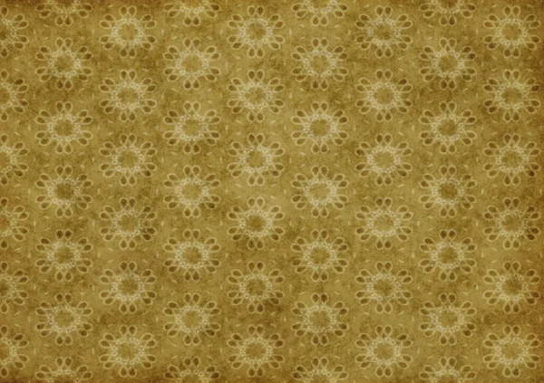 Old floral wallpaper background — Stok fotoğraf