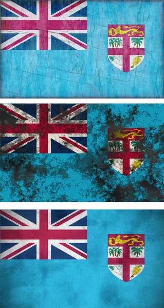 Flagge von Fidschi — Stockfoto