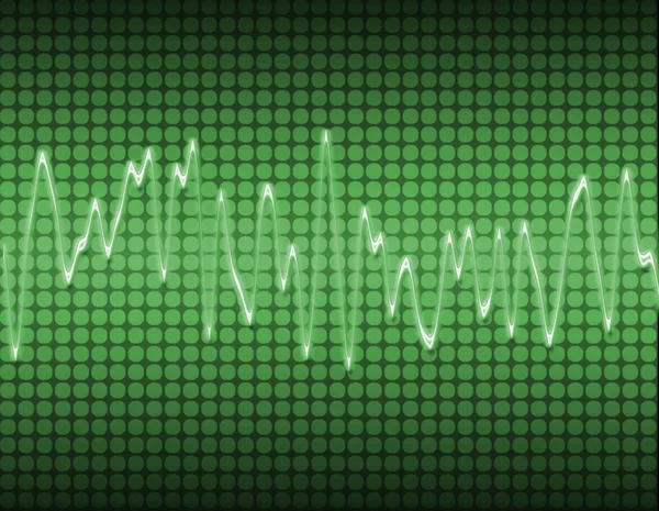 Elektronik sinüs ses dalgası — Stok fotoğraf