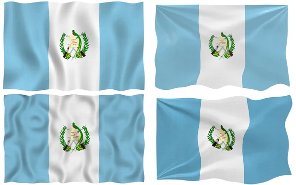 Guatemalas flagg – stockfoto
