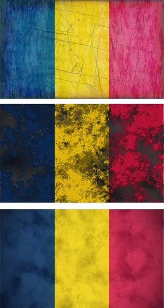 Flaga Czadu — Zdjęcie stockowe