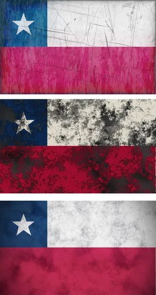 Flagge Chiles — Stockfoto