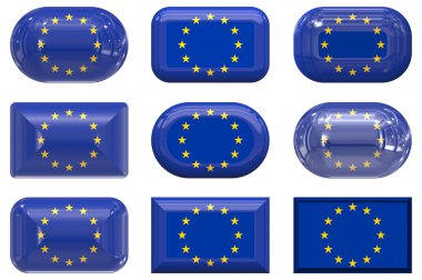 Flag of the european union clipart