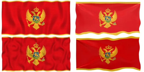 Прапор Чорногорії — стокове фото