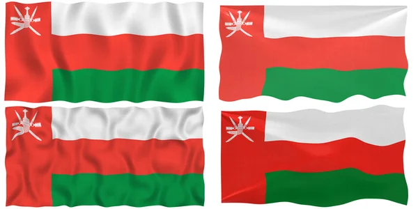 Bandera de Omán — Foto de Stock
