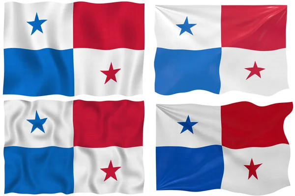 Flagge von Panama — Stockfoto