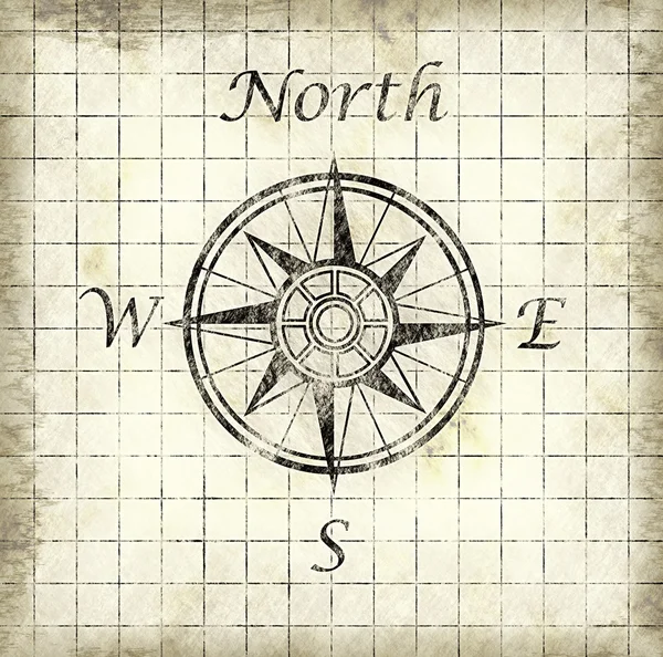 North arrow — Stockfoto