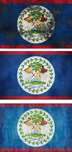 Belize zászlaja — Stock Fotó