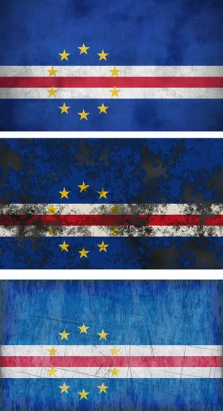 Kap Verdes flagg — Stockfoto