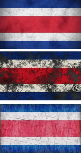 Costa Rica flagga — Stockfoto