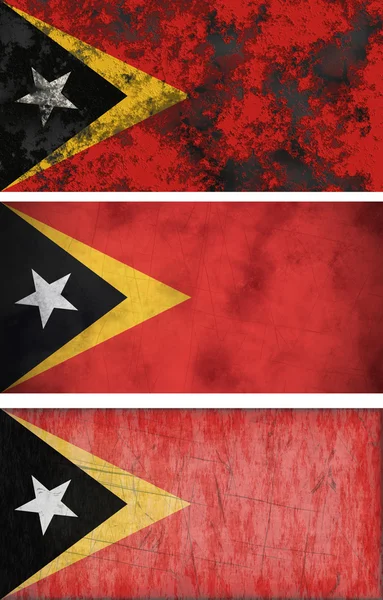 东帝汶的国旗 — 图库照片
